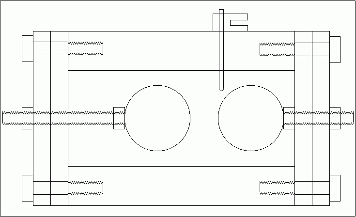 Schematic drawing of my triggered spark gap.
