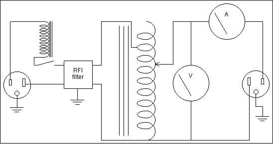 Schematic for my variable voltage power supply.